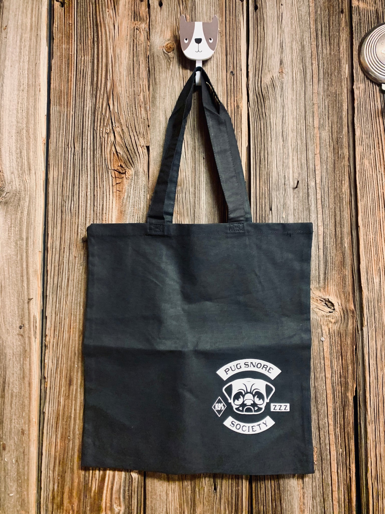 Black Pug Tote Bag, Teacher Gift, Pug, Dog, Tote, Tote Bag, Pug Gift - Etsy